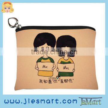 Change purse sublimation printing fashion lady pocket bag