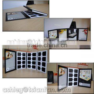 clear plastic quartz stone sample book/ tsianfan stone display sample books PY071