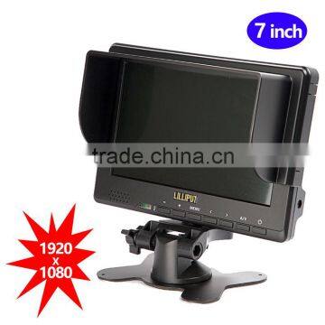 Lilliput 667GL 7" Slim HD LCD 1920*1080 Camera Audio Field Monitor AV 1080p