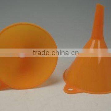 plastic orange funnel