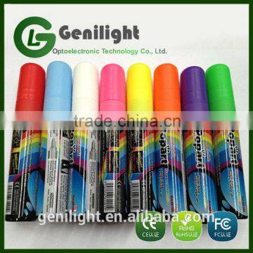 8 mm liquid chalk fluorescent maker pen window marker - glossy board glass window decorations marker pen