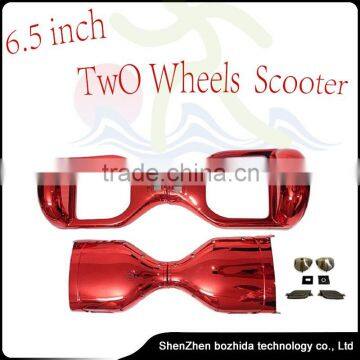 Bluetooth and LED Light Self Balancing Electric Smart Scooter Self Balance 2 Wheel Chrome Hover Board photo-3