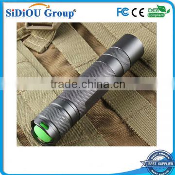 2015 new design aluminium 3w led rechargeable flashlight