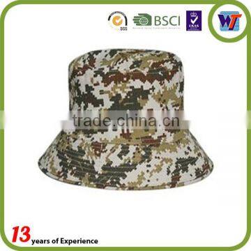 Cotton Military Bucket Caps Fishmen Camo Bucket Hats and Caps