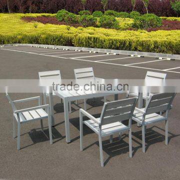 Garden patio plastic wood furniture outdoor