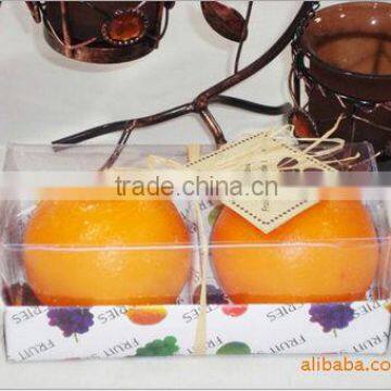 Cheap fruit shape candle, customized designs welcome