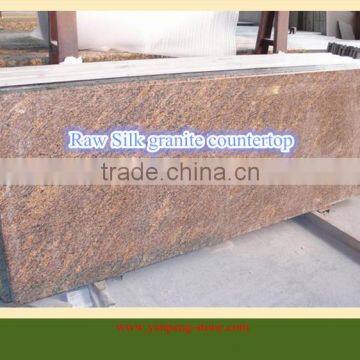 Raw Silk red granite kitchen countertop