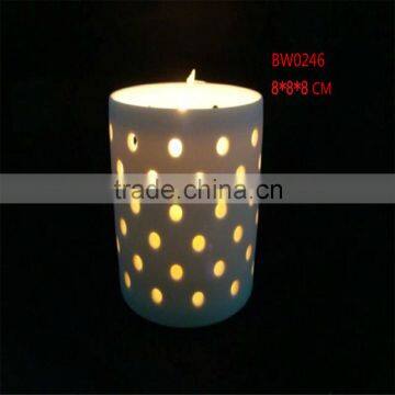 Factory direct wholesale porcelain candle holder