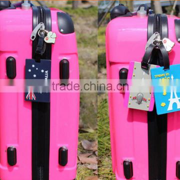 Nice PVC luggage tag wholesale/ hot sell fashion baggage tag,PVC luggage tag baggage tag, fancy soft pvc luggage tags