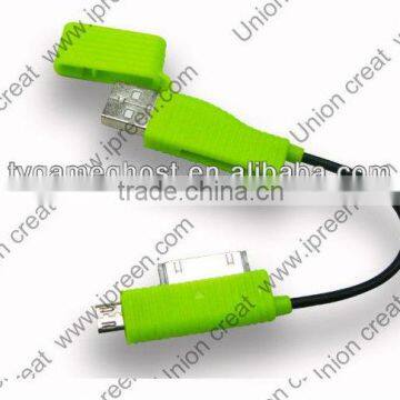 electronic gift for business man ,usb multi charge cable for iphone & samsung