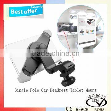 Universal 360 Degree Rotating Car Headrest Grip Tablet PC Mount Holder