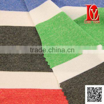 stripe fabric finished with wicking