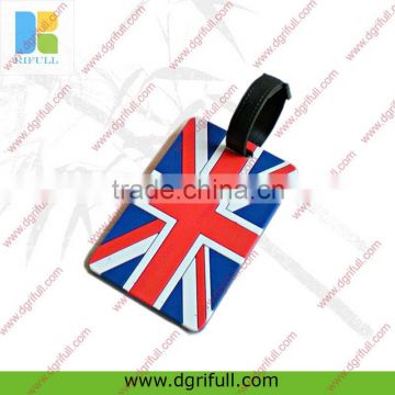 National Flag Style silicone luggage tag