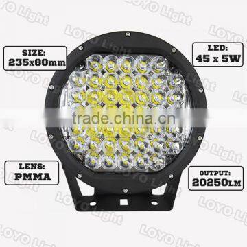 Car Parts!! ATV 4x4 Accessories 10 Inch 225w RED Led Round Driving Light , LED Offroad Led Driving Spot Light photo-3