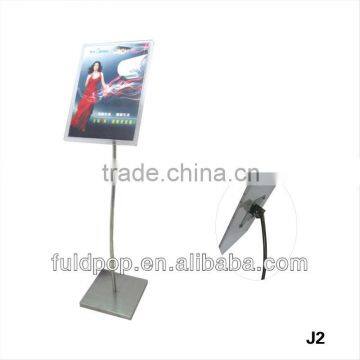 Single pipe S type sign board