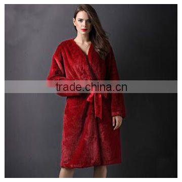 Cheap White Bathrobes Designer One Piece Party Dress Pictures of Long Skirts and Tops Coral Fleece Bathrobe for Hotel photo-2