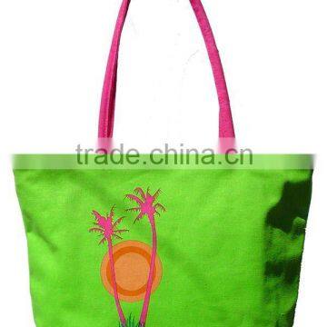 cute colorful beach bag