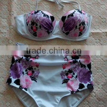 2015 New Hot Swimsuit Thong Junior Swimwear Push Up Swimming Suit For Women Sexy Strappy Junior Thong Bikini photo-4