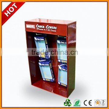 wall mounted pegable cardboard counter ,wall mounted peg display ,wall mounted paper display