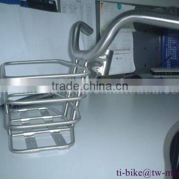 XACD made titanium bicycle front rack ti bike front carrier customized bike frame basket /ti bags holder/ ti bicycle parts