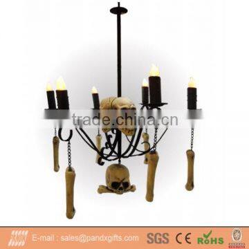 Halloween skull light up pendant lamp for halloween decor