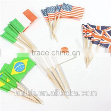 paper toothpick country flag for 2015 Christmas