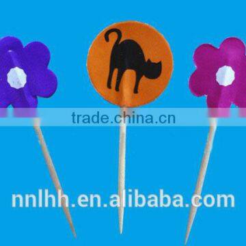 High Quality Wooden Decorative Toothpicks Christmas