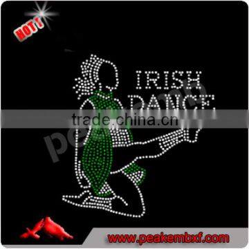 Hotfix Irish Dancing Transfer Design Motifs Stones for Clothing