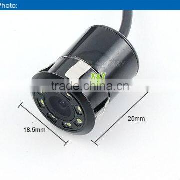 18.5mm Drilling Rear View Camera With 8IR Light and 8led Car Camera XY-1289 photo-6