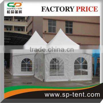 small marquee tent 4mx4m in aluminum structure for garden party