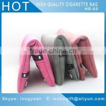 Suede Leather Tobacco Pouch Pocket Long Size photo-4