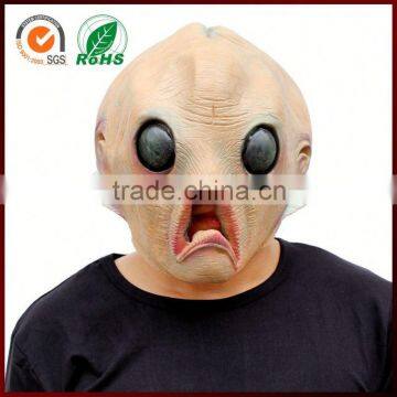 Scary Halloween Costume Alien Latex Head Mask for Party