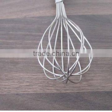 Manual Stainless Steel Mixer Beat Eggs Household Blender Bold Stainless Steel Round Bar Handle Small Medium Large Whisk D08 photo-5