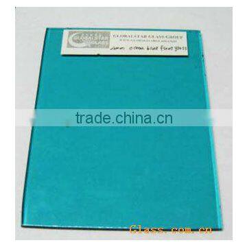 6mm Ocean blue float glass