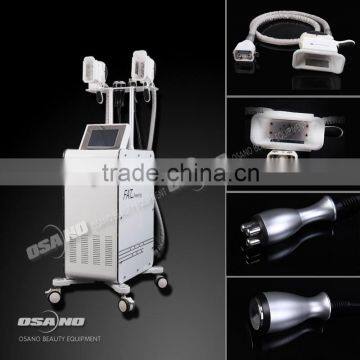 Fat Freezing radiofrequency equipment cryolipolysis machine 2 cryo handle rf cavitation