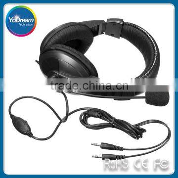 Gaming Headphone 3.5mm Surround Stereo Headset Headband Headphone with Mic for PC Laptop Low Bass Wired Headset