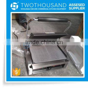 Single Head Commercial Electric Panini Contact Grill, Panini Griddle