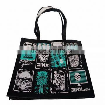 Hot sale fashion stylish wholesale custom polyester foldable bags