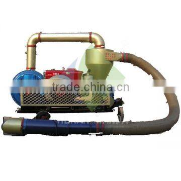 Diesel engine driven grain pneumatic conveyor