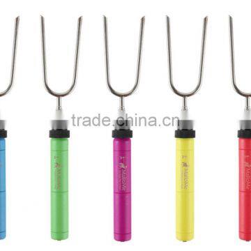 Marshmallow Roasting Sticks Set of 8 Telescoping Forks and 8 bamboo sticks