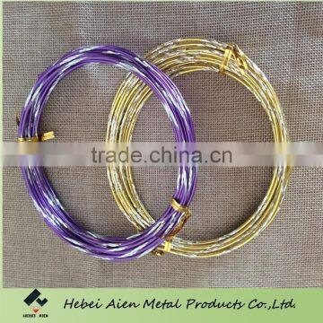 oxidation colored aluminum jewelry wire