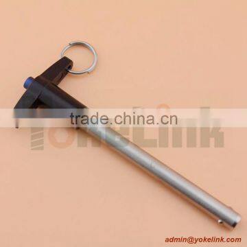 Double ball 304 stainless steel T handle self locking pin for fitness equipment