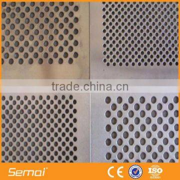 1mm hole galvanized perforated fabric metal mesh