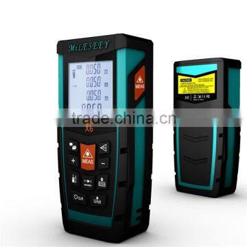 Mileseey 100m Handheld Laser Distance Meter Digital Laser Range Finder Laser Range Meter Laser Tape Measure X6 photo-4