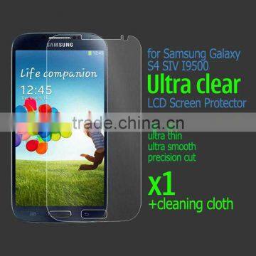 1x Anti-Scratch Film Clear screen protector film For Samsung Galaxy S4 SIV I9500