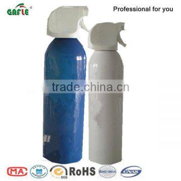 gas spray Air Duster no residue in 400ml can for keyboard 283g compressed