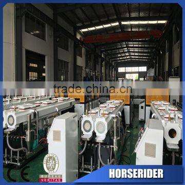 hdpe ldpe scupper pipe extruder factory/pe ppr water survice tube extrusion machinery