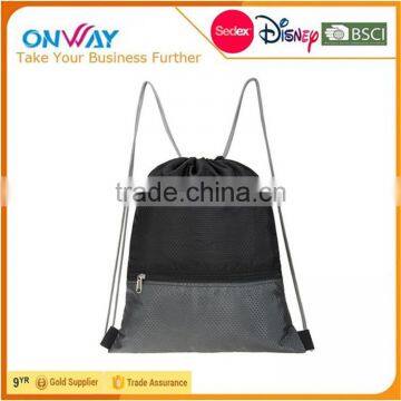 Gymbag Large Teen Fashionable Backpack Drawstring Sackpack for Shopping Sport Yoga