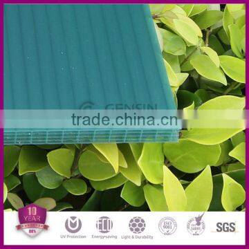 Five Walls Green Polycarbonate Sunshade Roof Sheet For Skylight Solar Control Grade A Cheap Price Wholesale 12mm photo-2
