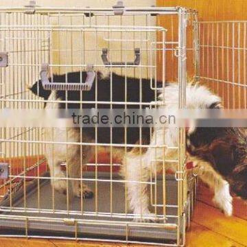 pvc coated folding dog cage